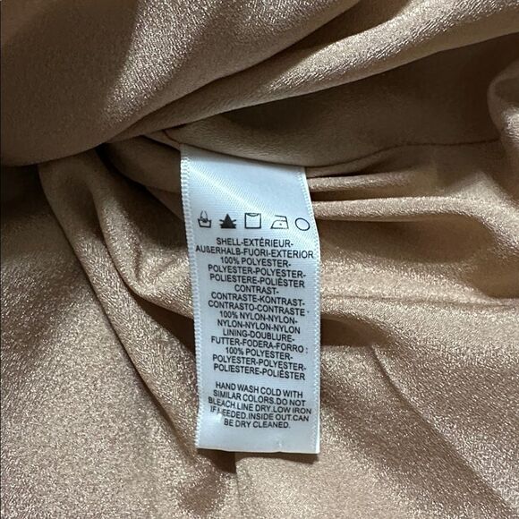 Dress the Population L Elisa Fuchsia Coral Black Tulle V-Nevk & Back Zip Dress - Picture 16 of 17